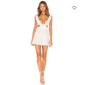 Lang Mini Dress in White